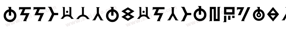 CfFinalConflictRegular-DoW9字体转换