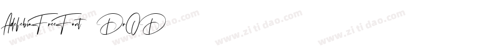 AdefebiaFreeFont-DrOD字体转换