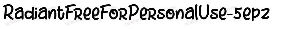 RadiantFreeForPersonalUse-5epz字体转换