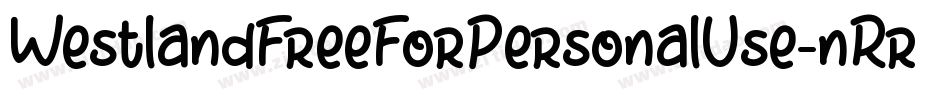 WestlandFreeForPersonalUse-nRrKR字体转换