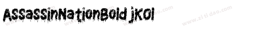 AssassinNationBold-jKOl字体转换