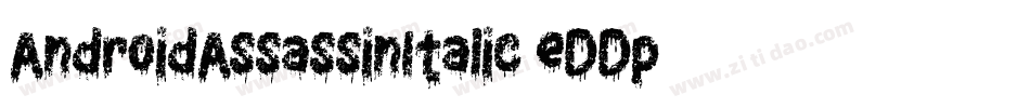 AndroidAssassinItalic-eDDp字体转换