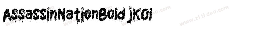 AssassinNationBold-jKOl字体转换