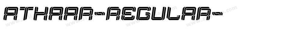 Athaar-Regular字体转换