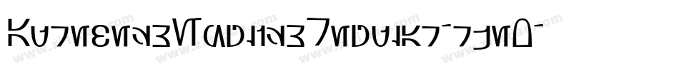 AurebeshEnglishRegular-rjeO字体转换