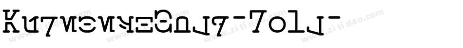 AurebeshBold-Rw1l字体转换