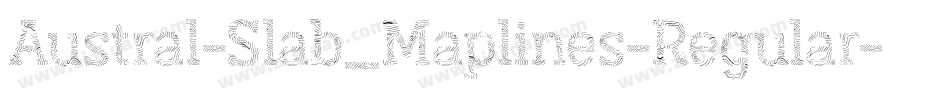 Austral-Slab_Maplines-Regular字体转换