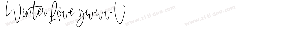 WinterLove-ywwvV字体转换