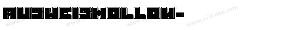 AusweisHollow字体转换