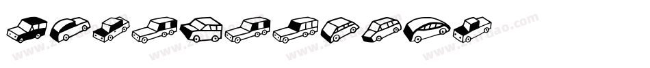 Automobiles字体转换