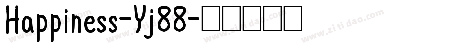 Happiness-Yj88字体转换