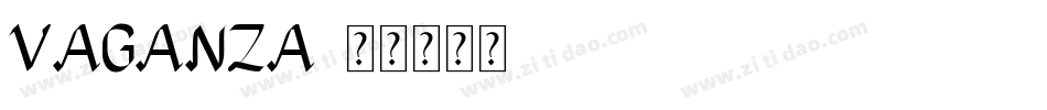 VAGANZA字体转换