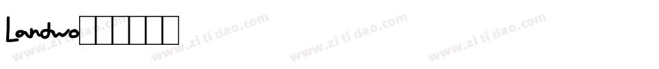 Landwo字体转换