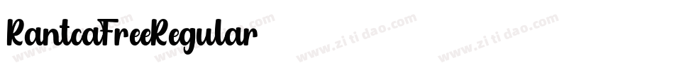 RantcaFreeRegular字体转换