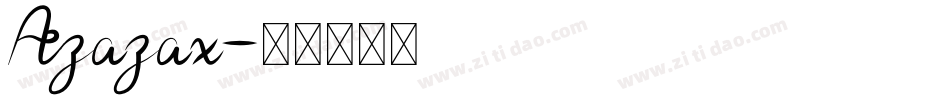 Azazax字体转换