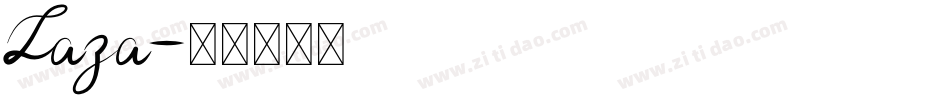 Zaza字体转换
