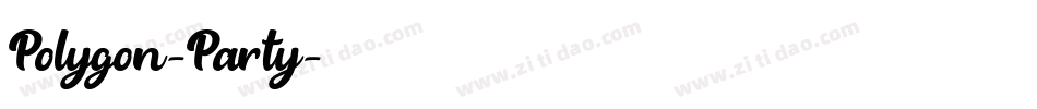 Polygon-Party字体转换