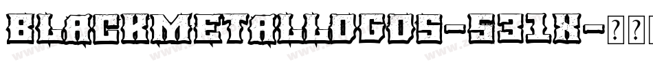 BlackMetalLogos-531x字体转换