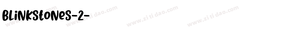 Blinkstones-2字体转换