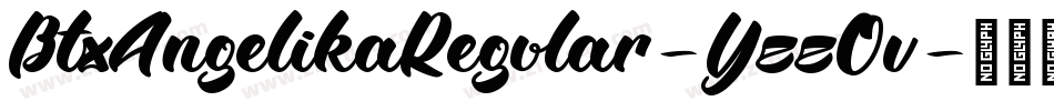 BtxAngelikaRegular-Yzz0v字体转换