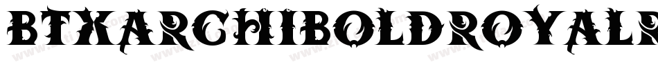 BtxArchiboldRoyalRegular-Wyo6G字体转换