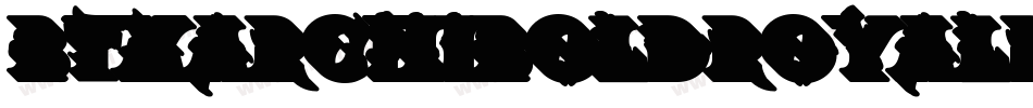 BtxArchiboldRoyalRegular-Wyo6G字体转换