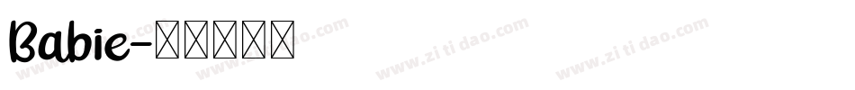 Babie字体转换