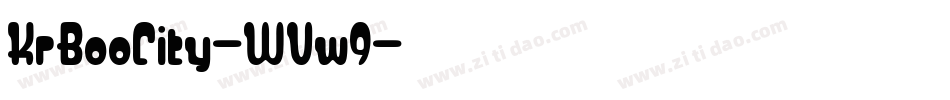 KrBooCity-WVw9字体转换