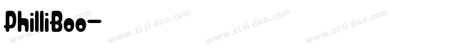 PhilliBoo字体转换