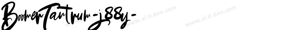 BoomerTantrum-j88y字体转换