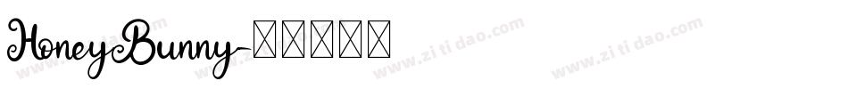 HoneyBunny字体转换
