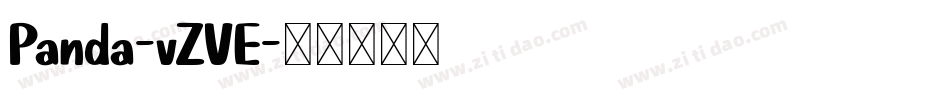 Panda-vZVE字体转换