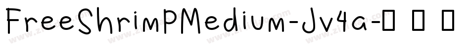 FreeShrimpMedium-Jv4a字体转换