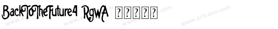 BackToTheFuture4-RgWA字体转换
