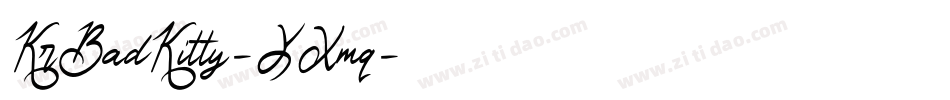 KrBadKitty-YXmq字体转换