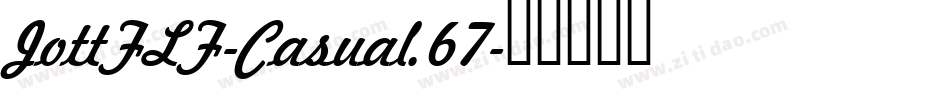 JottFLF-Casual.67字体转换