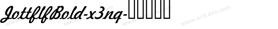 JottflfBold-x3nq字体转换
