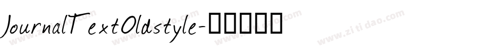 JournalTextOldstyle字体转换