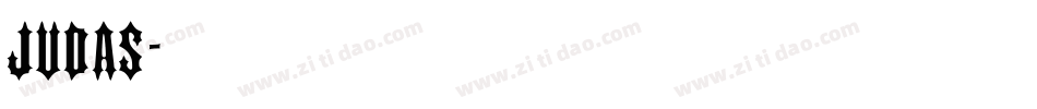 JUDAS字体转换