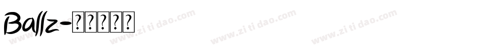 Ballz字体转换