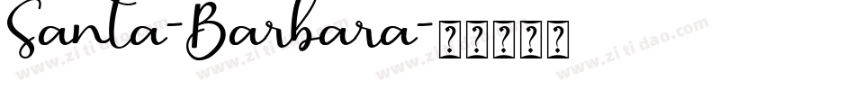 Santa-Barbara字体转换