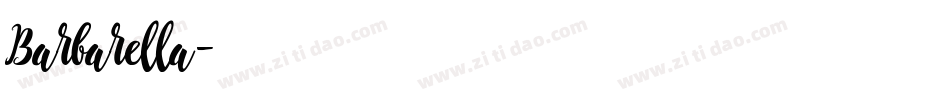Barbarella字体转换