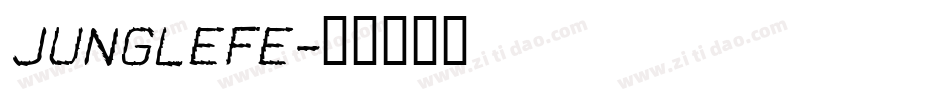 JUNGLEFE字体转换
