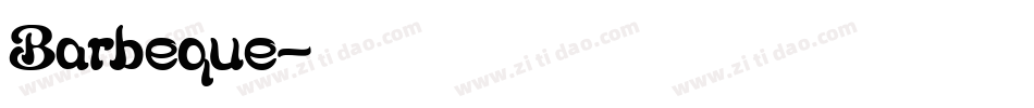 Barbeque字体转换