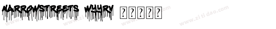 NarrowStreets-WyyRV字体转换