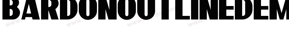 BardonOutlineDemoOutline-ywYzY字体转换