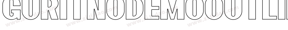 GuritnoDemoOutline字体转换