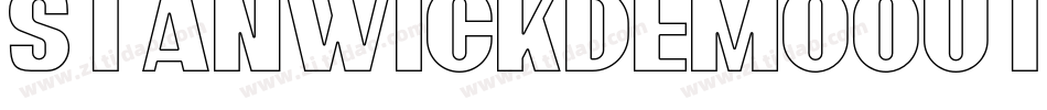 StanwickDemoOutline字体转换