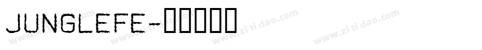 JUNGLEFE字体转换