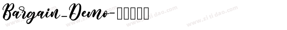 Bargain_Demo字体转换